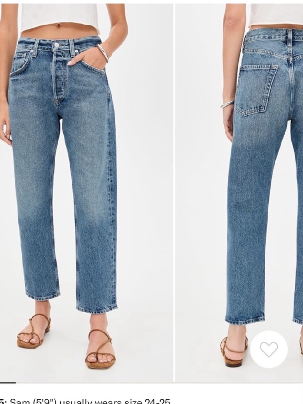 EUC Citizens of Humanity Winslow Boyfriend jeans